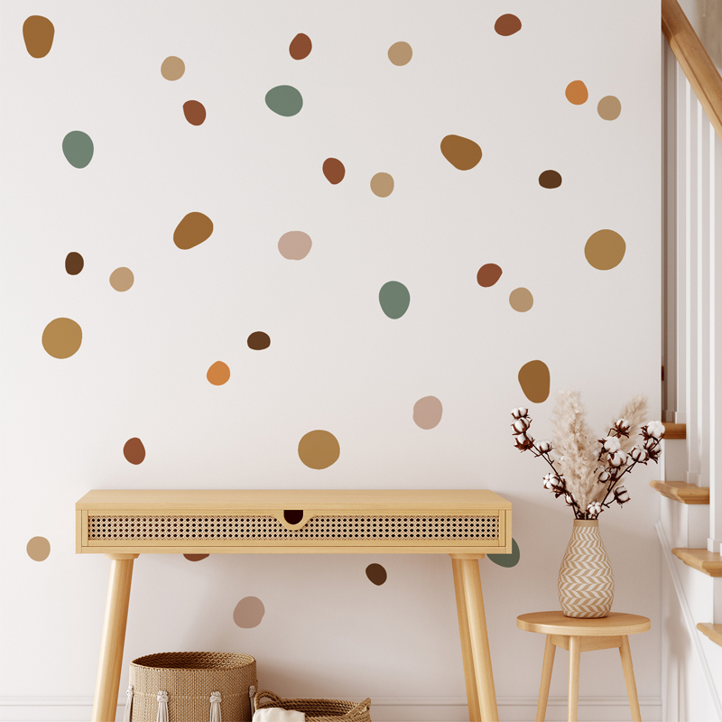 Baby Girl Nursery Quotes - Boho Nursery Polka Dot Creative Wall