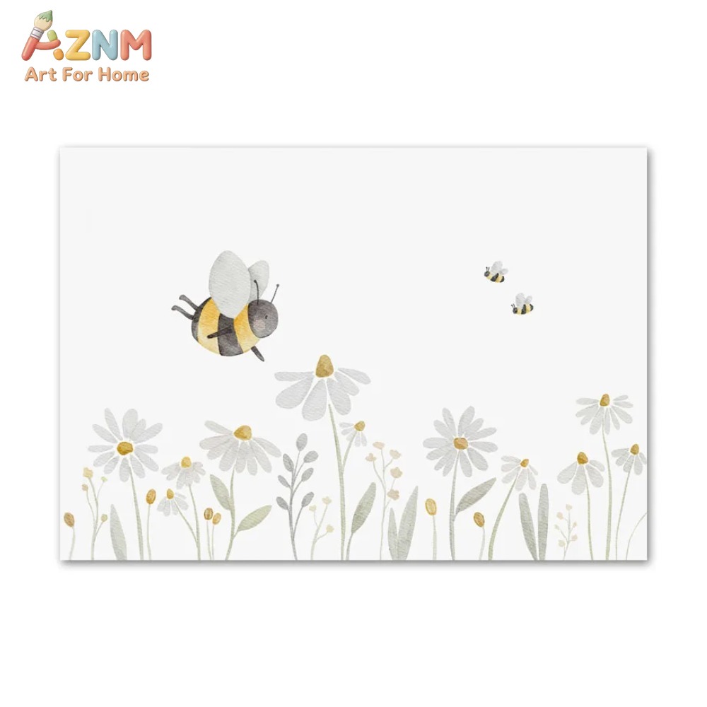 AZNM Watercolor Bear Fox Anima - Baby Nursery Frames review and price