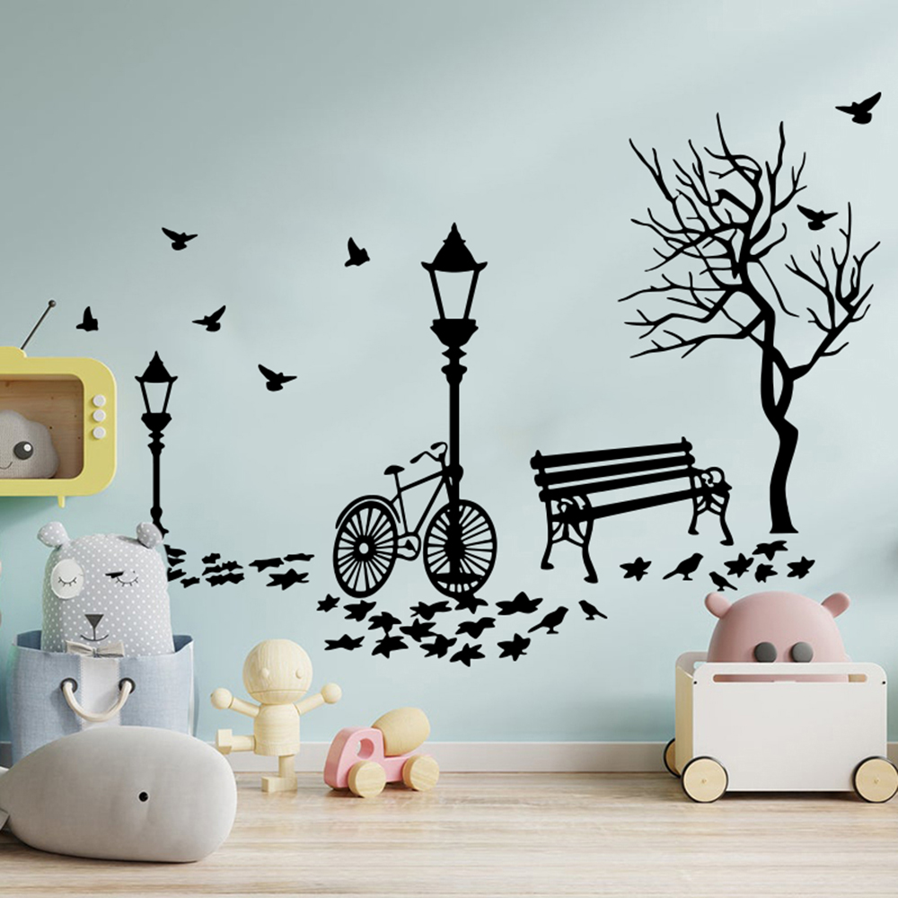 Modern Autumn Landscape Bike T - Baby Nursery Wall Lights review and price