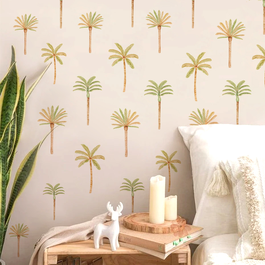 Boho Coconut Palm Tree Wall St - Baby Girl Nursery Quotes review and price