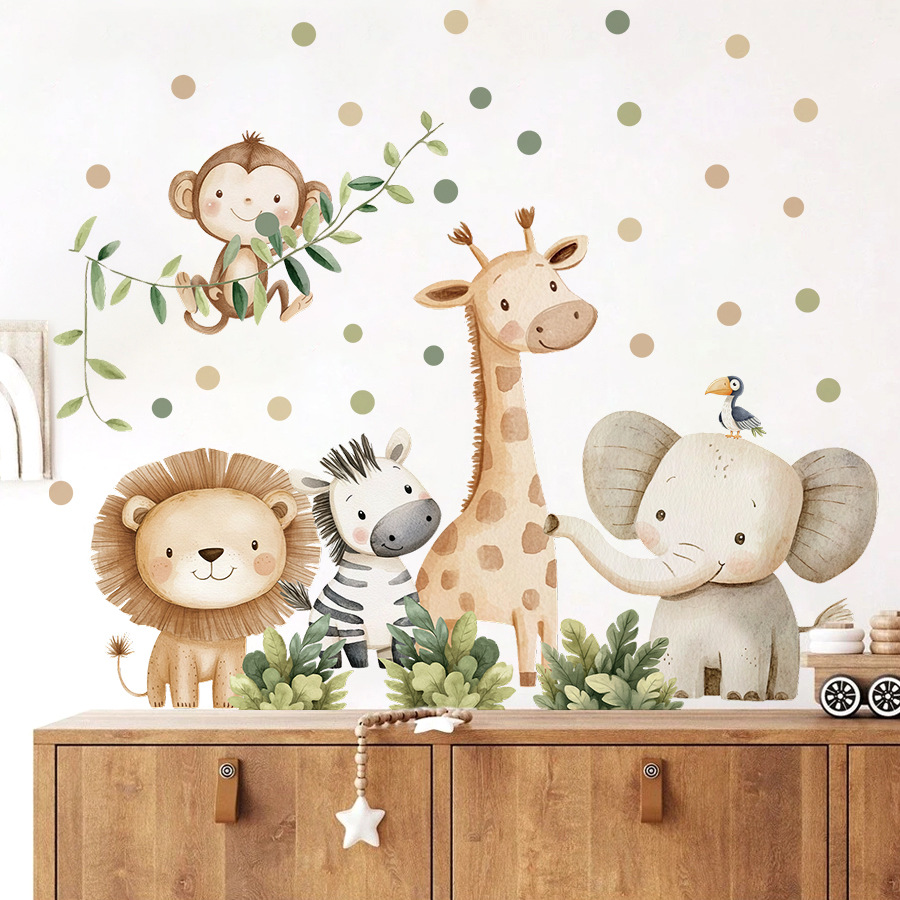 Boho Forest Animals Wall Stick - Baby Nursery Decor Girl review and price