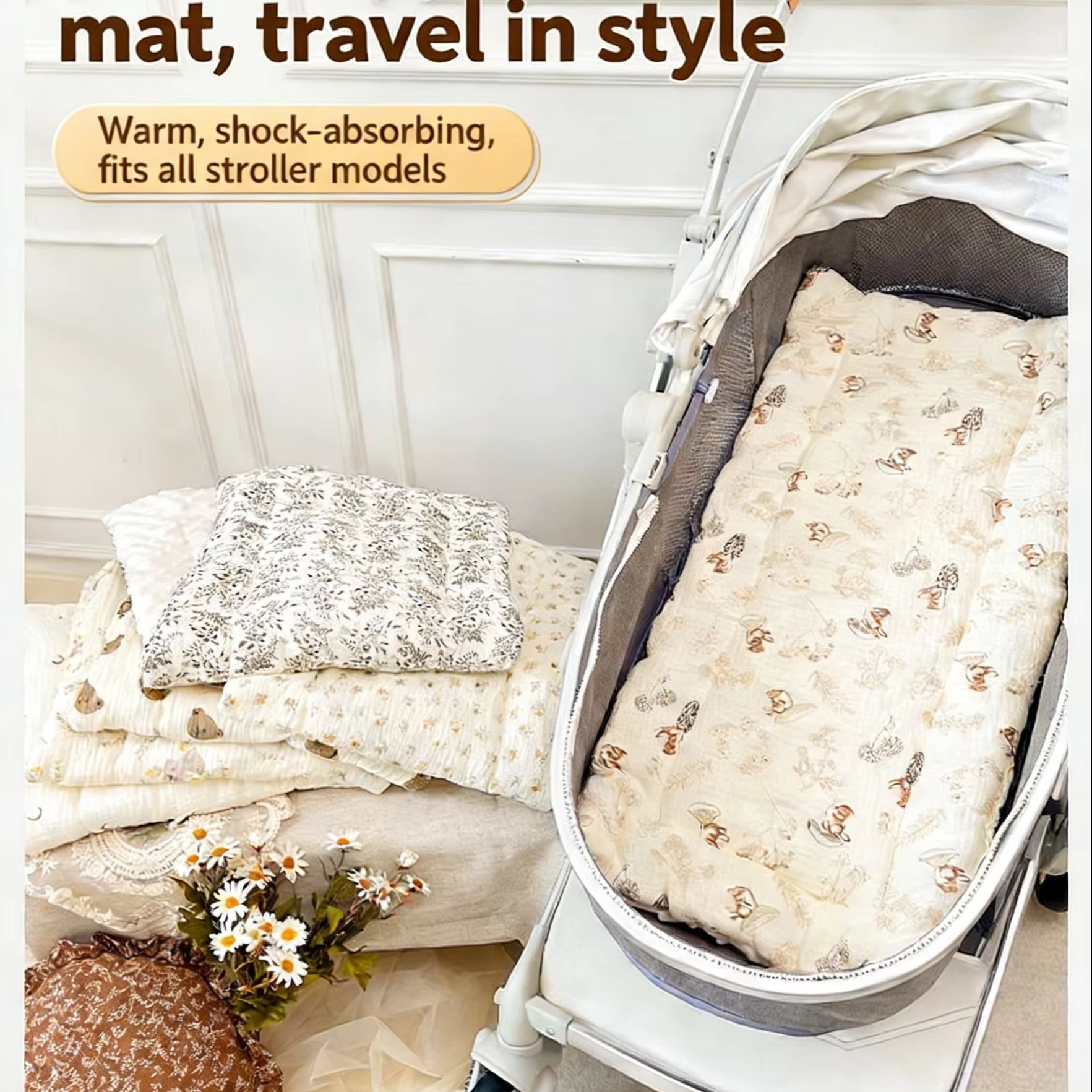 Baby Stroller Pad Upgraded Uni - Baby Nursery Trolley review and price