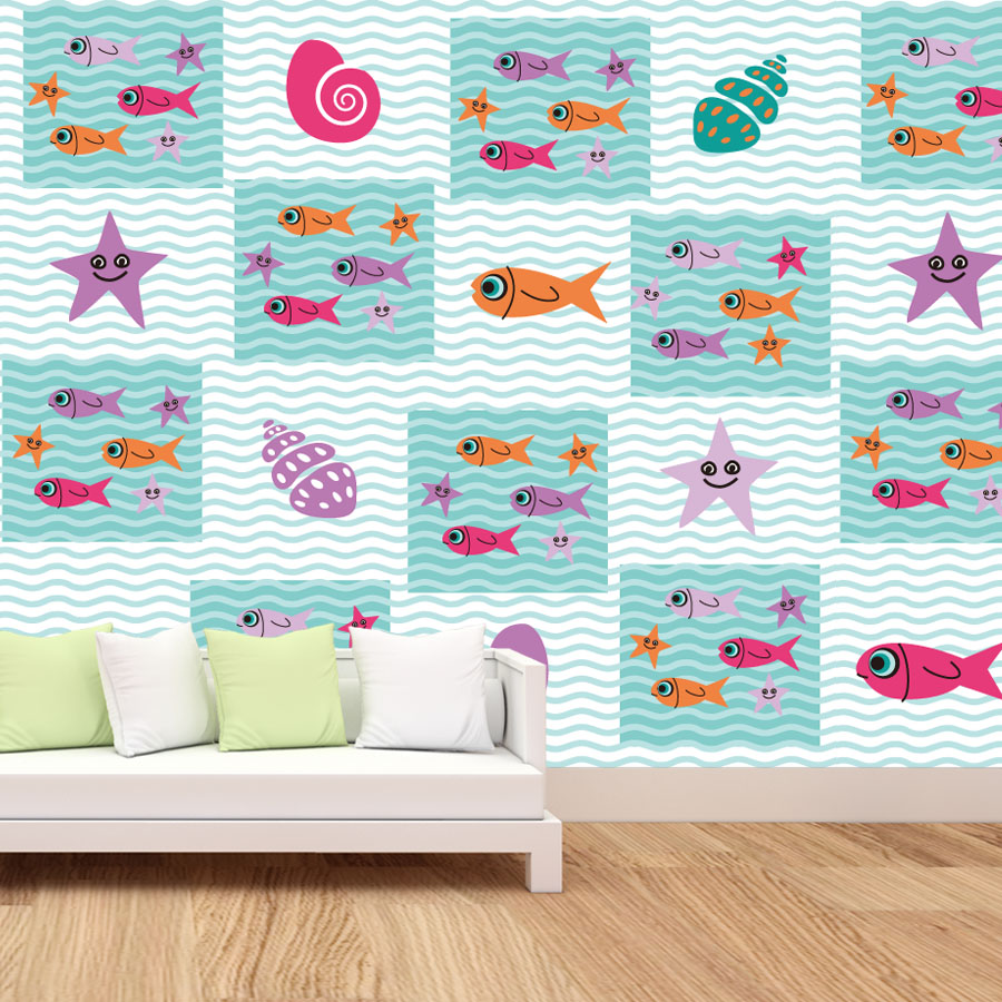 Cartoon Peel and Stick Photo W - Baby Nursery Peel And Stick Wallpaper review and price