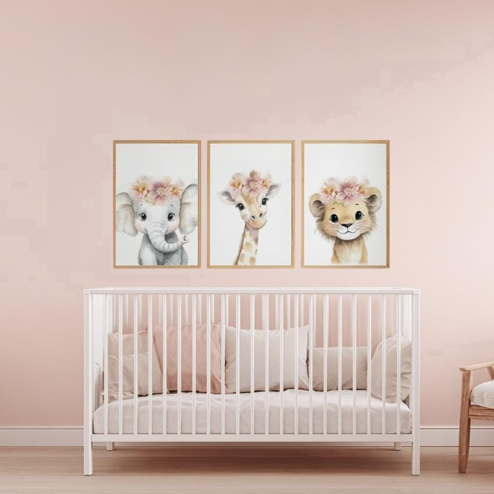 Baby Girl Nursery Wall Art Set - Baby Nursery Frames review and price