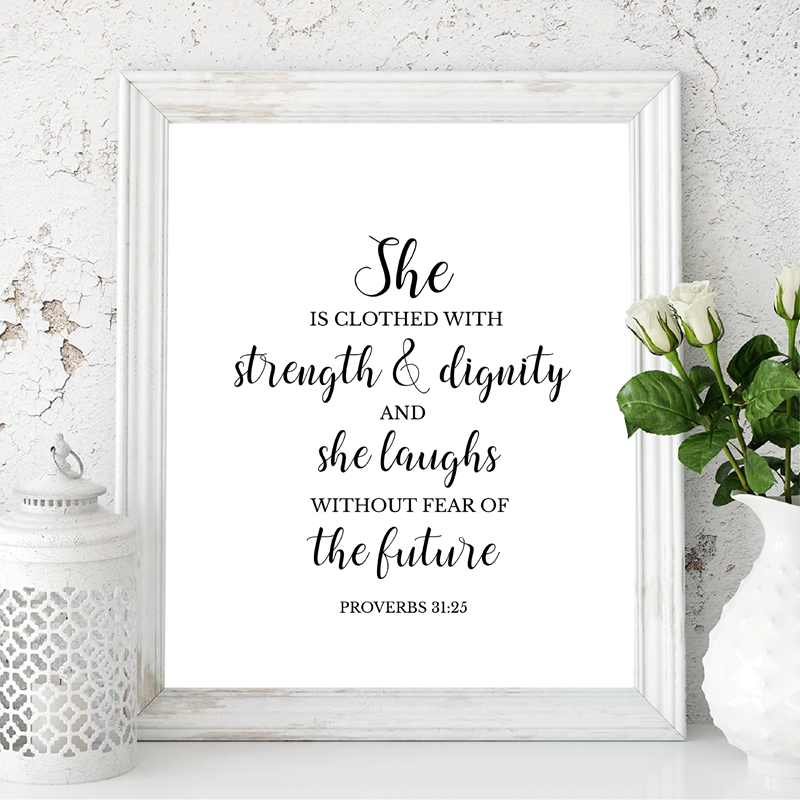 Bible Verses Quote Christian W - Baby Girl Nursery Quotes review and price
