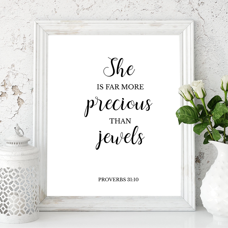 Bible Verses Quote Christian W - Baby Girl Nursery Quotes review and price