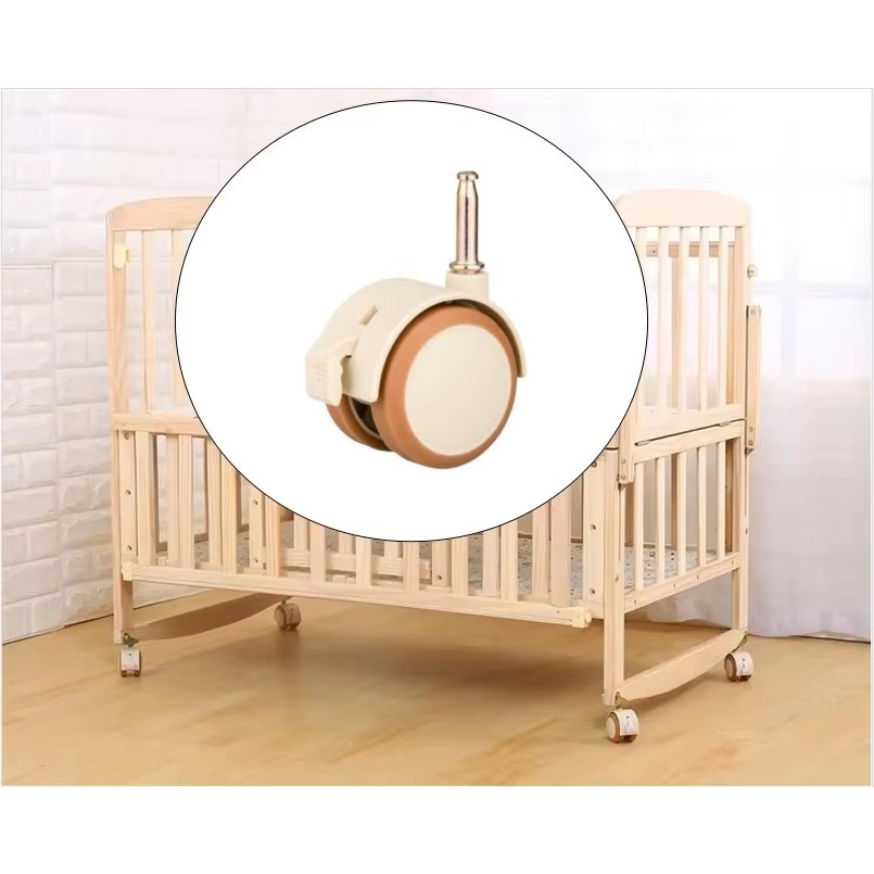2/4Pcs 2'' Furniture Crib Swiv - Baby Nursery Trolley review and price