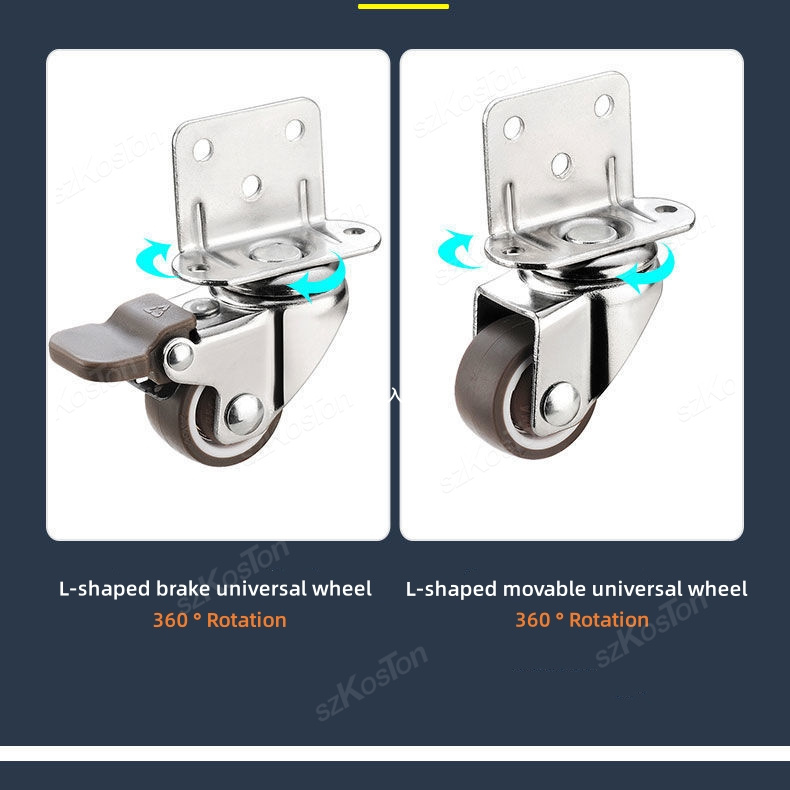 4pcs L-shaped Furniture Caster - Baby Nursery Trolley review and price