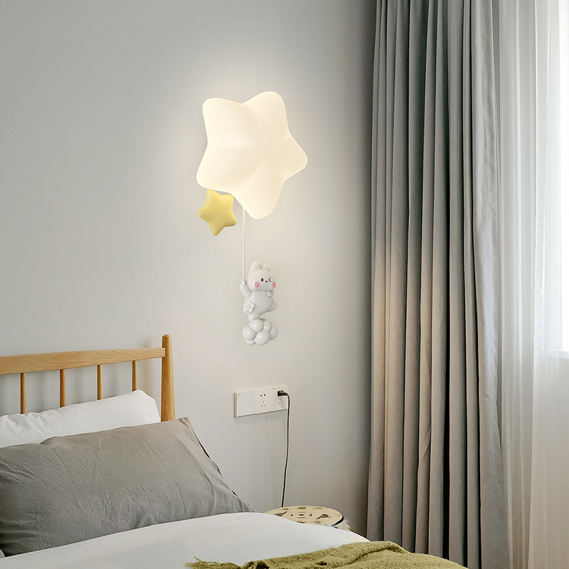 Romantic Star Wall Lamp For Nu - Baby Nursery Wall Lights review and price