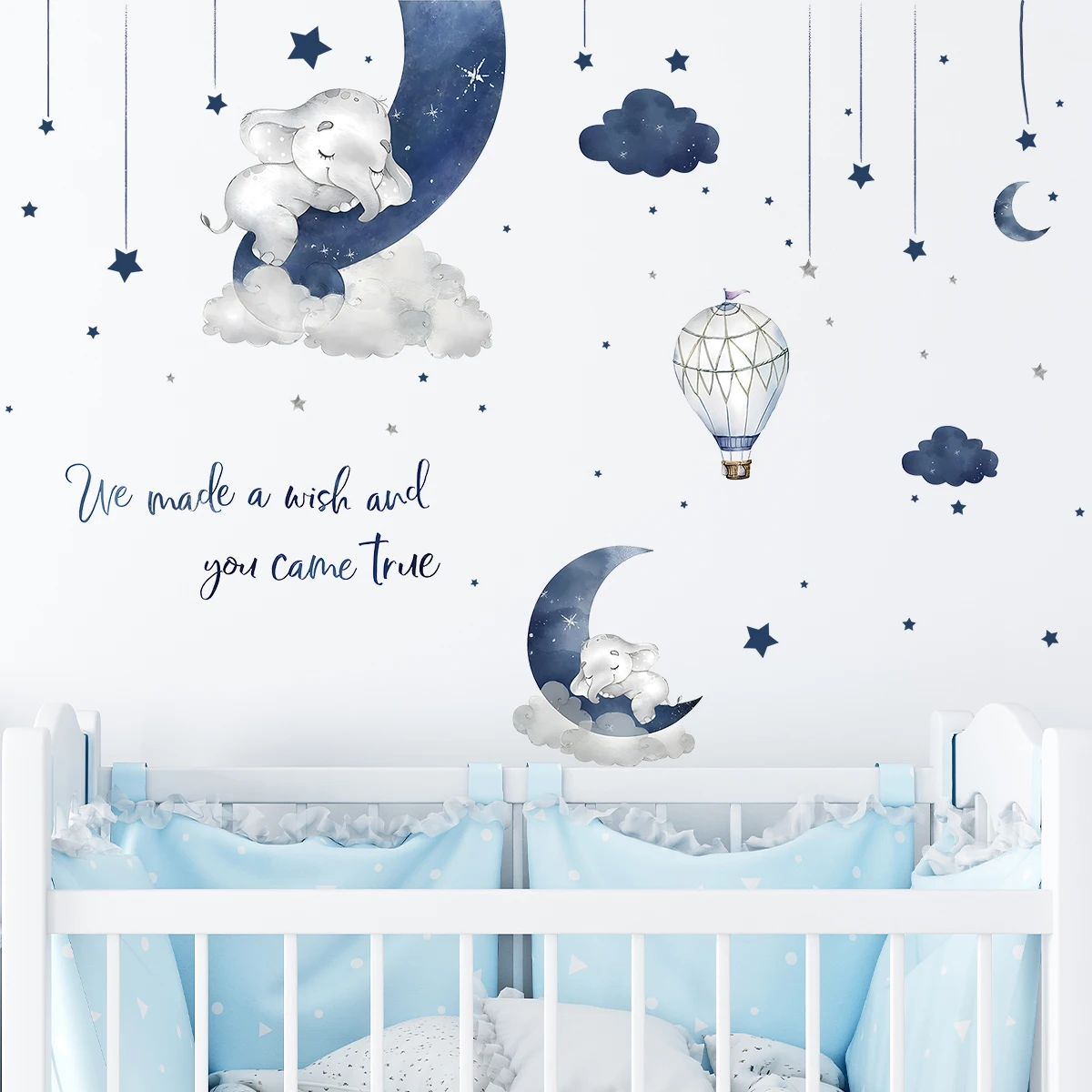 1Pc Cartoon Animal Elephant Wa - Baby Girl Nursery Quotes review and price