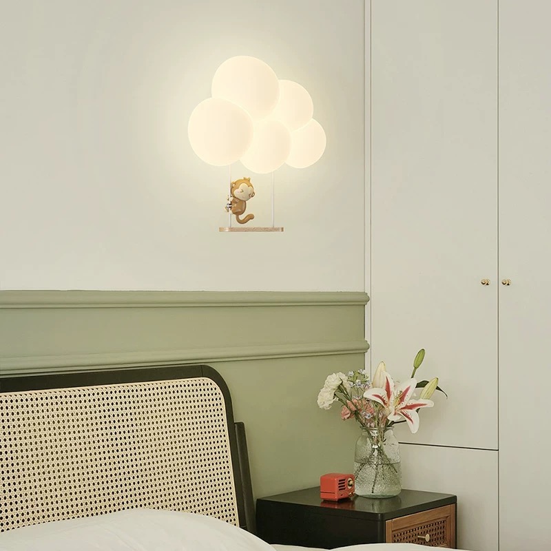 Cream Style Cartoon Creative B - Baby Nursery Wall Lights review and price