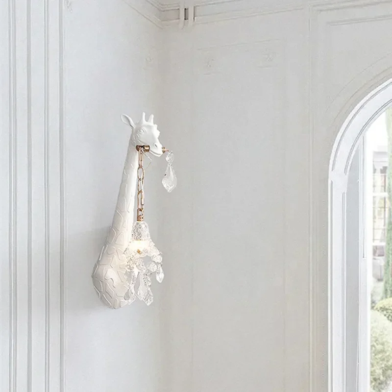 Nordic New Resin Giraffe LED W - Baby Nursery Wall Lights review and price