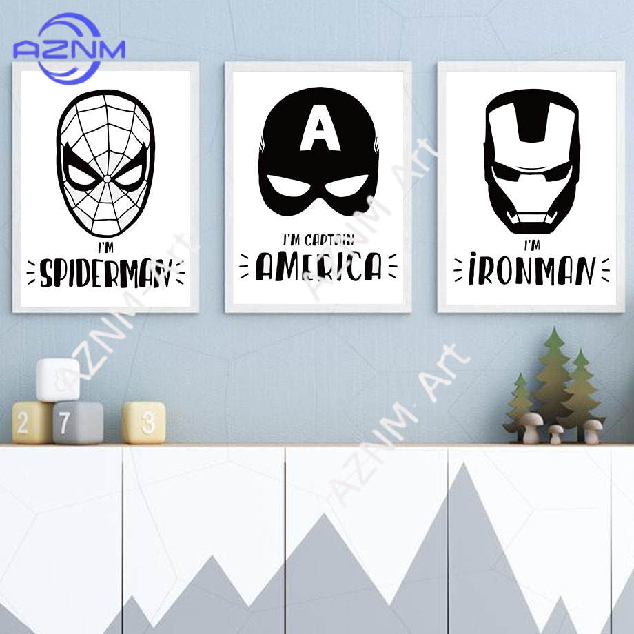 Wall Art Canvas Painting Bat C - Baby Nursery Boy review and price