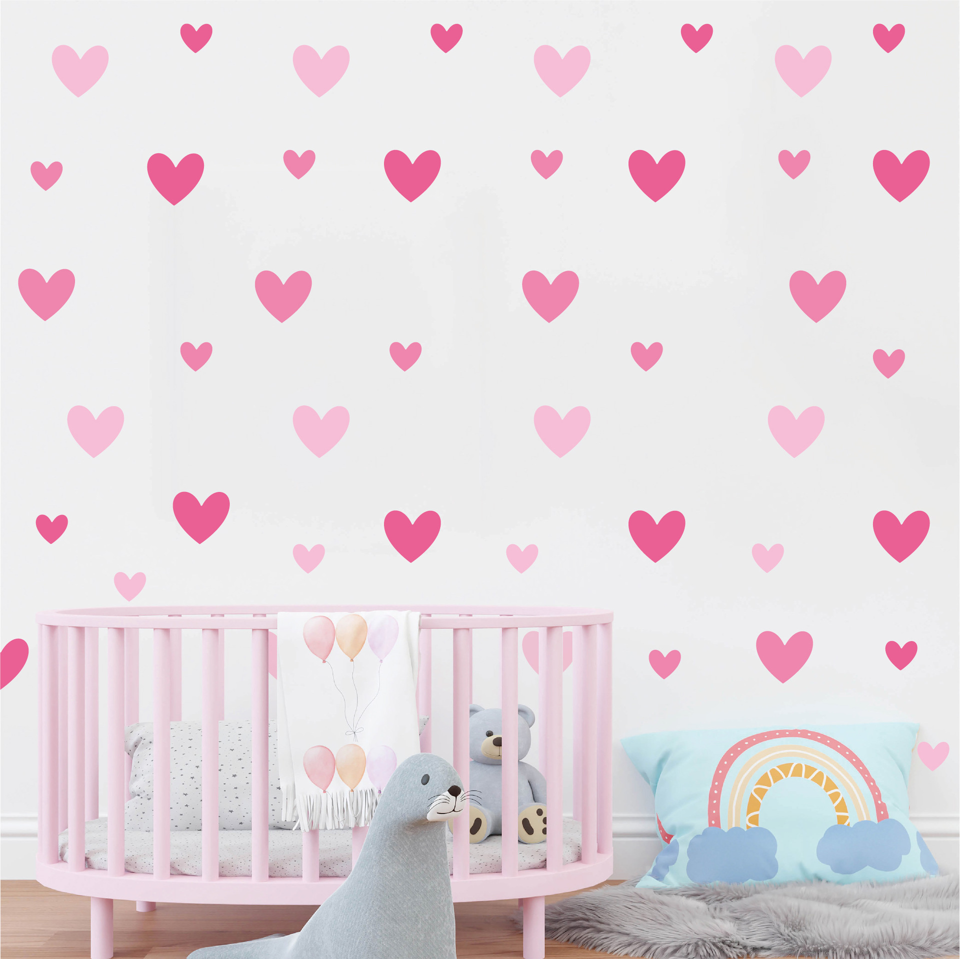 3d pink heart little princess  - Baby Girl Nursery Quotes review and price